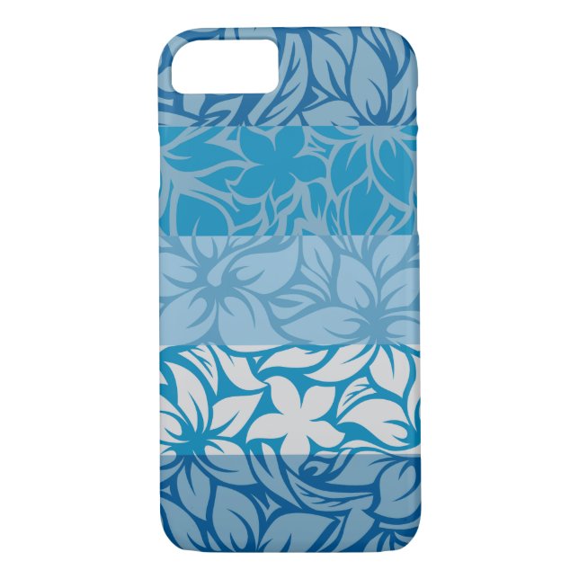 Moloaa Bay Hawaiian Striped Hibiscus Case-Mate iPhone Case (Back)