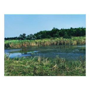 Molochnaya river near Melitopol. South Ukraine Photo Print