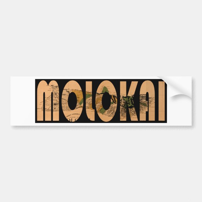 molokai1897 bumper sticker (Front)