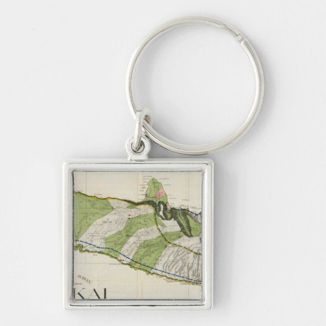 Molokai, Hawaii Key Ring (Front)