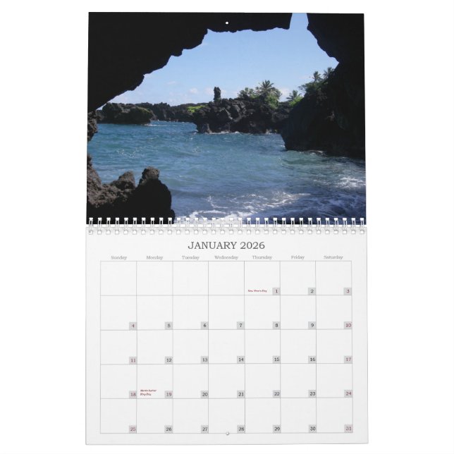 Molokai Reflections Calendar (Jan 2026)