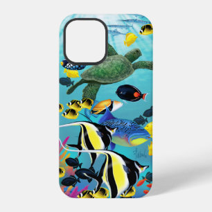 Molokini Cove Hawaiian Sea Turtle Tropical Fish iPhone 12 Pro Case
