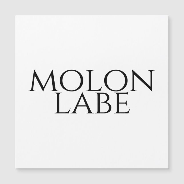 Molon Labe (Front)