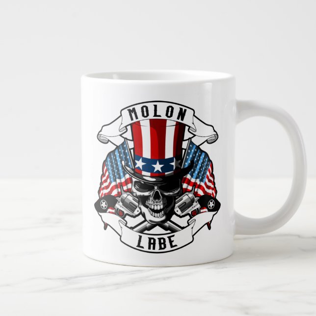 "MOLON LABE" 20oz Large Coffee Mug (Right)