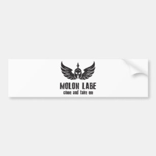 Molon Labe Bumper Sticker