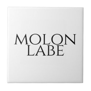 Molon Labe Ceramic Tile
