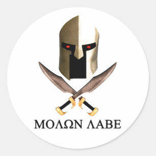 MOLON LABE CLASSIC ROUND STICKER