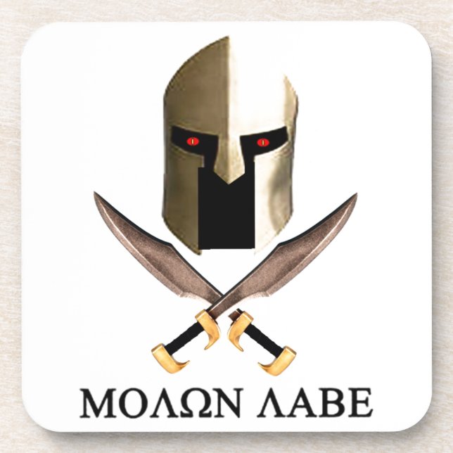 MOLON LABE COASTER (Front)