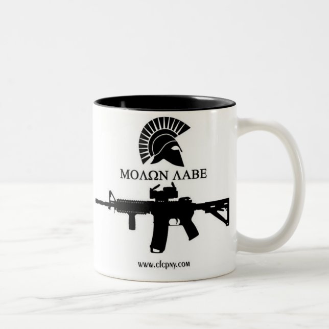 Molon Labe Coffee Mug (Right)