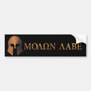 Molon Labe (Come and Get It) Bumper Sticker