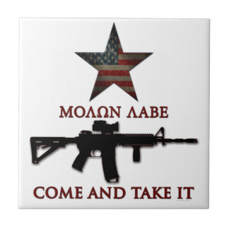 Molon Labe - Come And Take It Tile