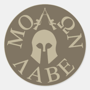 Molon Labe, Come and Take Them Classic Round Sticker