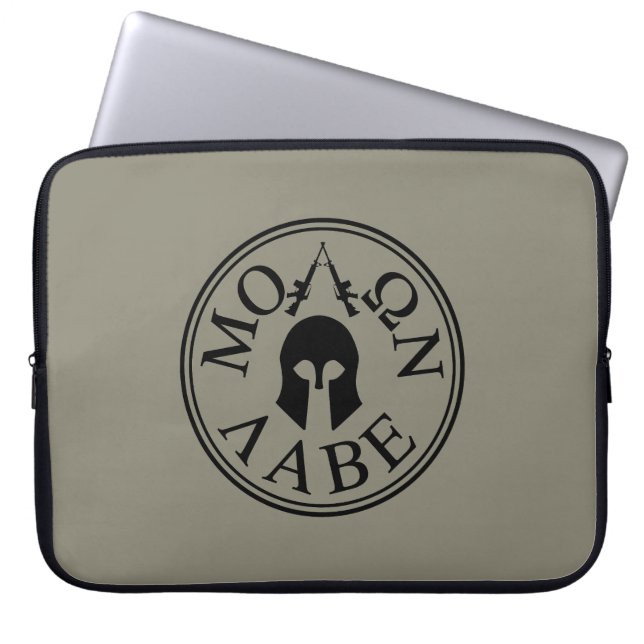 Molon Labe, Come and Take Them Laptop Sleeve (Front)