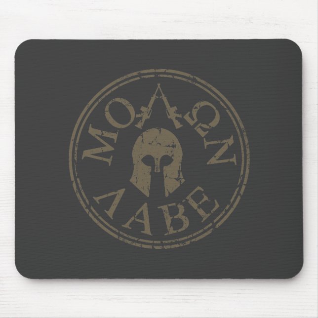 Molon Labe, Come and Take Them Mouse Pad (Front)