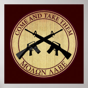 Molon Labe (Come and Take Them) Poster