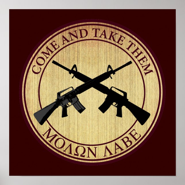 Molon Labe (Come and Take Them) Poster (Front)