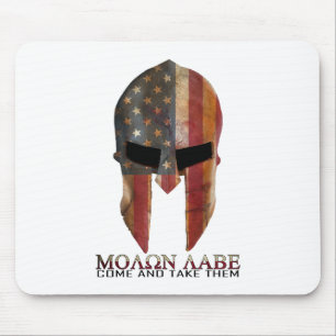 Molon Labe - Come and Take Them USA Spartan Mouse Pad