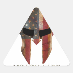 Molon Labe - Come and Take Them USA Spartan Triangle Sticker