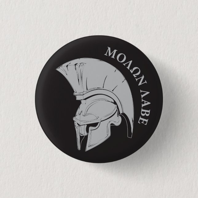 Molon Labe, come and take them! Vers02 3 Cm Round Badge (Front)