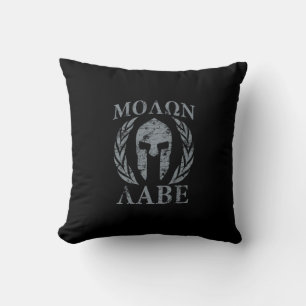 Molon Labe Grunge Spartan Armour Cushion