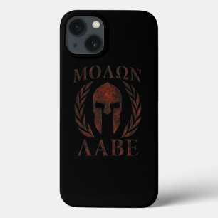 Molon Labe Iron Warrior Laurels iPhone 13 Case