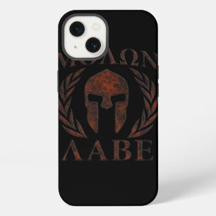 Molon Labe Iron Warrior Laurels iPhone Case
