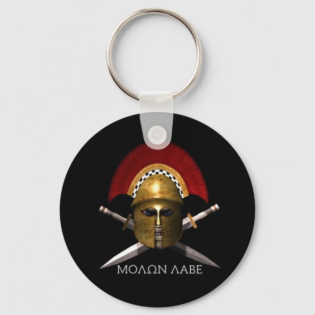 Molon Labe Keychain (Front)