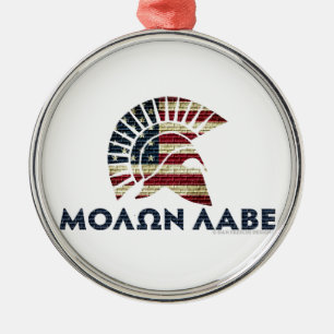 Molon Labe! Metal Tree Decoration