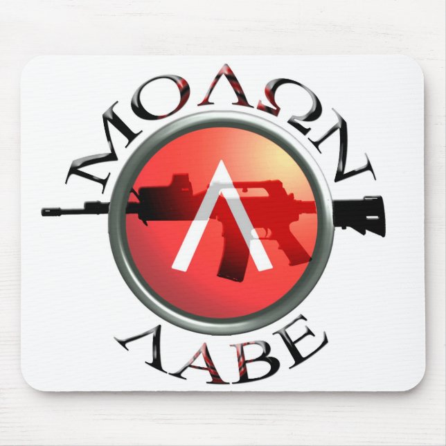 Molon Labe Mouse Pad (Front)