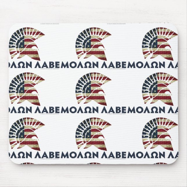 Molon Labe! Mouse Pad (Front)
