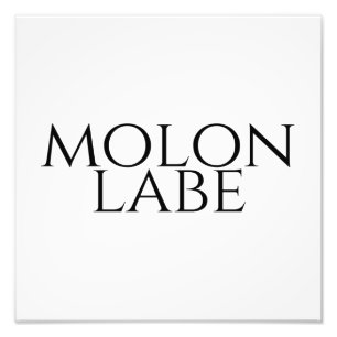 Molon Labe Photo Print