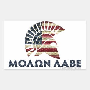 Molon Labe! Rectangular Sticker