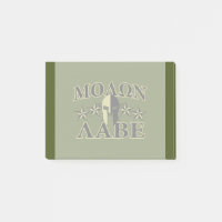 Molon Labe Spartan 5 stars Olive Green