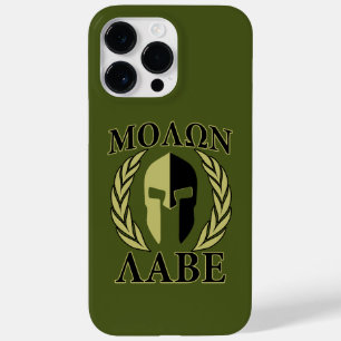 Molon Labe Spartan Helmet Laurels Case-Mate iPhone 14 Pro Max Case