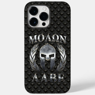 Molon Labe Spartan Helmet Laurels Case-Mate iPhone 14 Pro Max Case