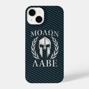 Molon Labe Spartan Helmet Laurels iPhone 14 Case