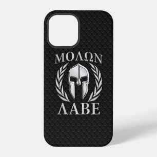 Molon Labe Spartan Helmet Laurels iPhone 12 Pro Case