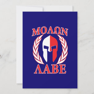 Molon Labe Spartan Laurels Tri Colour Decor