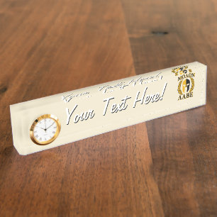 Molon Labe Spartan Mask Laurels Beige Accent Nameplate