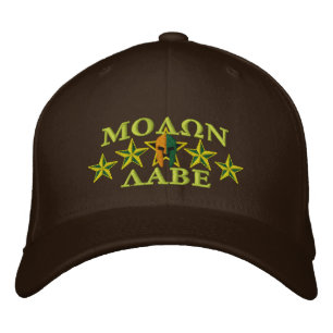 Molon Labe Spartan Warrior Five Stars Embroidered Hat