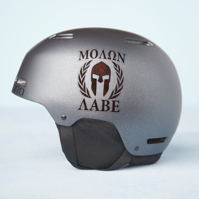 Molon Labe Spartan Warrior Laurels (Helmet Side)