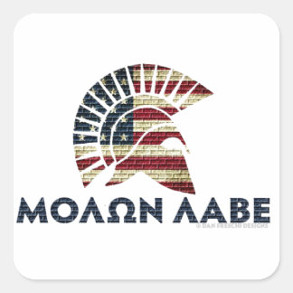 Molon Labe! Square Sticker