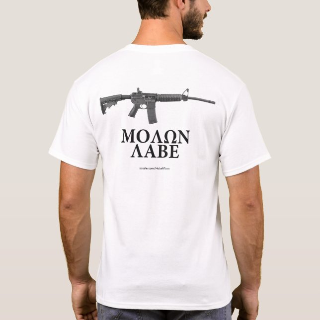 Molon Labe T-Shirt (Back)