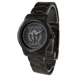 Molon Labe Warrior Mask Laurels on Black Watch