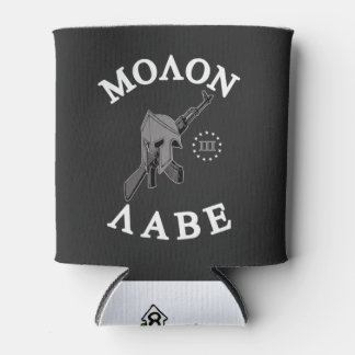 Molon Labe with AK-47  Can Cooler