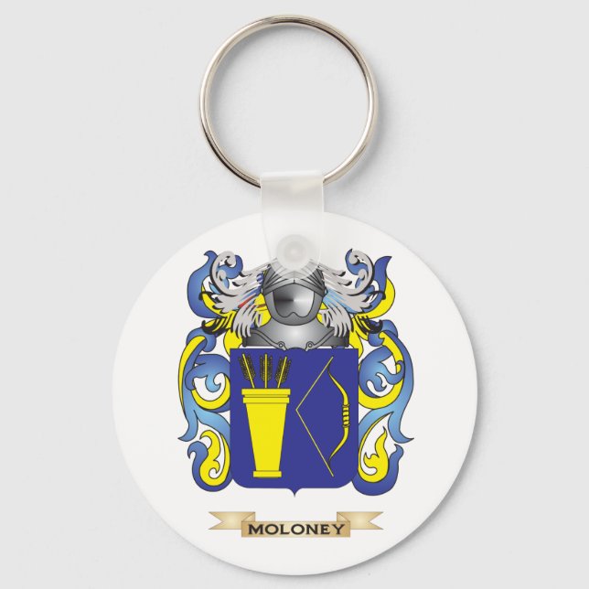 Moloney Coat of Arms (Family Crest) Key Ring (Front)