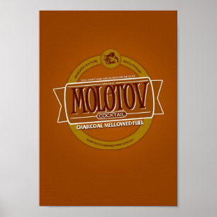 Molotov Cocktail Beer Poster