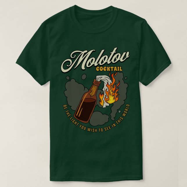 Molotov cocktail T-Shirt (Design Front)