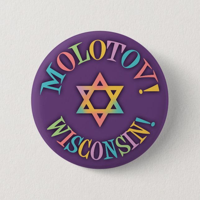 Molotov, Wisconsin! 6 Cm Round Badge (Front)