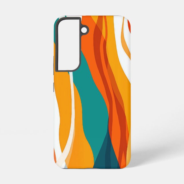Molten Bloom Samsung Galaxy S22 Case (Back)